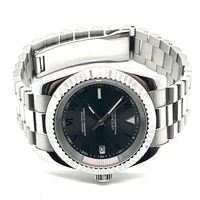 Seiko NH35A Mod Automatic Watch Datejust Style Grey Roman Dial Custom
