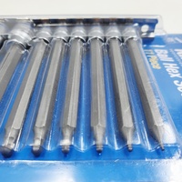 Kincrome K5523 11pc Metric Ball End Hex Socket Set S2 Steel 1/4" & 3/8" Drive