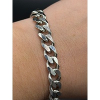 Unisex 925 Sterling Silver Curb Link Bracelet