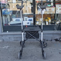 Aspire Vogue Forearm Seat Walker Rollator 150kg White Black
