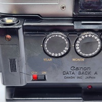 Canon AE-1 35mm Film Camera Tested with Power Winder A2 Data Back A