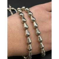 Unisex 925 Sterling Silver Muslim Tasbih Misbaha Prayer Beads with Tassel