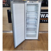 Esatto EUF172S 172L Upright Freezer Single Door Stainless Steel Fridge Look Bar