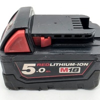 Milwaukee M18 18V RedLithium-Ion 5.0Ah Extended Capacity Battery Pack M18B5