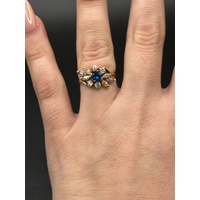 Ladies 18ct Yellow Gold Gemstone Ring