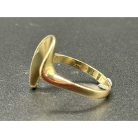 Ladies 9ct Yellow Gold Diamond Fancy Ring