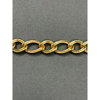 Ladies 9ct Yellow Gold Pavé Link Bracelet