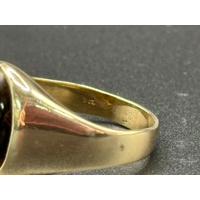 Men’s 9ct Yellow Gold Tiger’s Eye Signet Ring