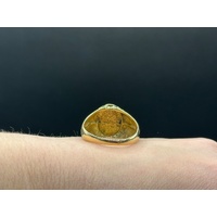 Unisex 18ct Yellow Gold Maltese Cross Ring 