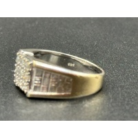 Mens 14ct Yellow Gold Diamond Ring
