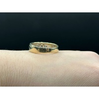 Men’s 10ct Yellow Gold Diamond Band Ring