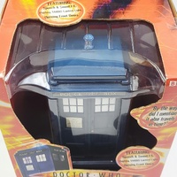 2004 BBC Doctor Who TARDIS Talking Money Bank Light & Sound Character