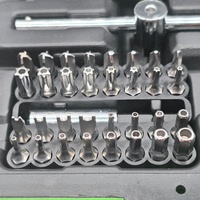 Supatool STP2134 134pc Socket Spanner Set Metric Imperial 1/4 1/2 Inch Drive