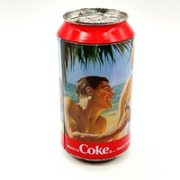 5x Coca-Cola Money Box Drink Cans Vintage Collectible Tin 1951 1954 1998