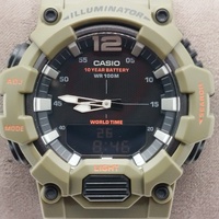Casio HDC-700-3A2 Illuminator Olive Green Analog Digital Watch 10 Year Battery