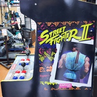Arcade1Up Capcom Legacy Street Fighter 2 Arcade Machine with Riser