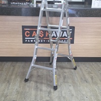 Syneco 0860950 Multifold Aluminium Ladder 2.5m Straight 1.25m Step
