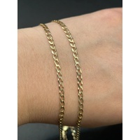 Unisex 9ct Yellow Gold Curb Link Necklace