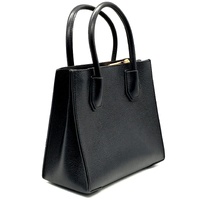 Michael Kors Mercer Black Leather Handbag Crossbody Bag Extra Strap