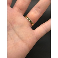 Ladies 14ct Yellow Gold Blue Sapphire & Diamond Ring