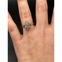 Ladies 18ct Yellow Gold 0.60ct Diamond Ring