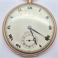 E. Howard Watch Co Keystone Extra 17 Jewel Gold Filled Antique Fob Watch