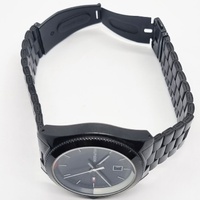 Tommy Hilfiger Mens Black Analogue Quartz Watch Stainless Steel Band
