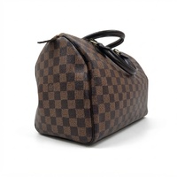 Louis Vuitton Speedy 30 Bandouliere Damier Ebene Brown Handbag + COA