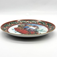 Princess House 1998 The Sleigh Ride Porcelain Collector Plate Christmas Decor