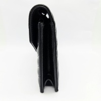 Saint Laurent YSL Cassandre Envelope Black Chain Wallet Leather + COA