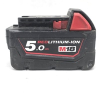 Milwaukee M18 18V RedLithium-Ion 5.0Ah Extended Capacity Battery Pack M18B5