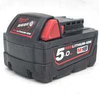 Milwaukee M18 18V RedLithium-Ion 5.0Ah Extended Capacity Battery Pack M18B5