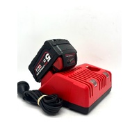 Milwaukee M12-18C Battery Charger and M18 18V 5.0Ah RedLithium Battery Kit