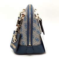 GUESS Cathleen II Midnight Logo Dome Satchel Bag Crossbody with Strap