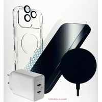 ZAGG Mophie Premium Power and Protect Bundle iPhone 16 Pro Max Case Charger
