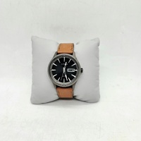 Nixon The Sentry Solar Analogue Leather Band Mens Watch Gunmetal A1347