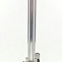 Mitutoyo 505-628 Dial Caliper 0-12 in 0-100mm Dial Wooden Case Manual