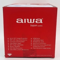 Aiwa Smart LED Projector HD 720P Bluetooth with Remote AWH09-CHAMP