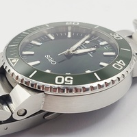 Oris Aquis Date Automatic Men's Watch Green Dial Stainless Steel Sapphire Box
