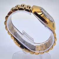 Vintage Rado DiaStar Automatic Mens Watch Gold Dial Day Date 648.0413.3 Swiss