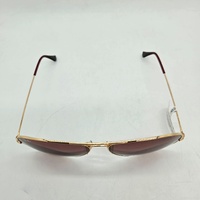 Ray-Ban RB3025 Aviator Large Metal Sunglasses Arista Gold Red Lens