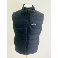 Kathmandu Epiq Mens Down Vest Puffer Body Warmer Black Green Lining XS