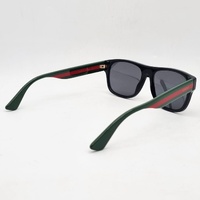 Gucci GG0341S Sunglasses Black Acetate Grey Polarised Lenses 56-17