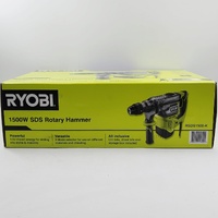 Ryobi RSDS1500-K 1500W SDS+ Corded Rotary Hammer Drill Kit Case & Accessories