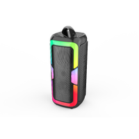 DJ Powered Karaoke Party Bluetooth Super Bass 4 Inch 25W Speaker RGB Light