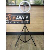 Ring Fill Light 10 inch 3 Settings High Low Brightness Tripod for Tattoo Artists