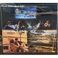 LASER PJT-BYCBL-040 1080P Outdoor Cinema Bundle 144 Inch Screen