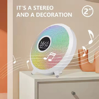 Night Light Digital Clock Super Bass Wireless Bluetooth Speaker Colourfull RGB light NEW