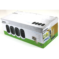 Uniden App Cam Solo Quad Weatherproof Wire-Free Full HD Smart Camera 4 Pack