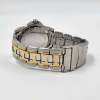 Adina Oceaneer Sports Watch 100m WR Stainless Steel Mens Quartz Two Tone